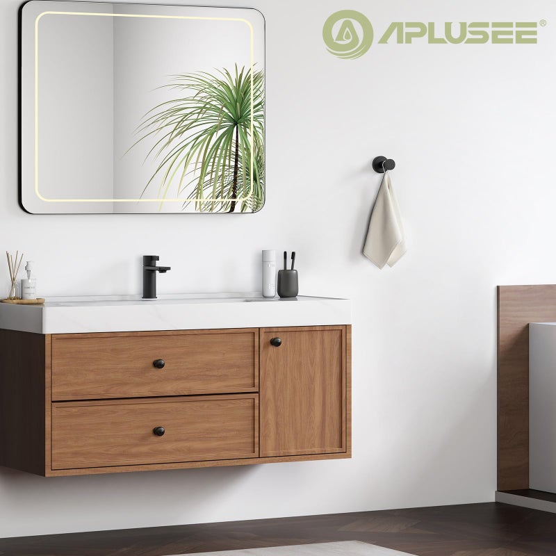 APLusee Matte Black Robe Towel Hook, 304 Stainless Steel Round Coat Hook for Home Storage, Wall Mount - Image 2